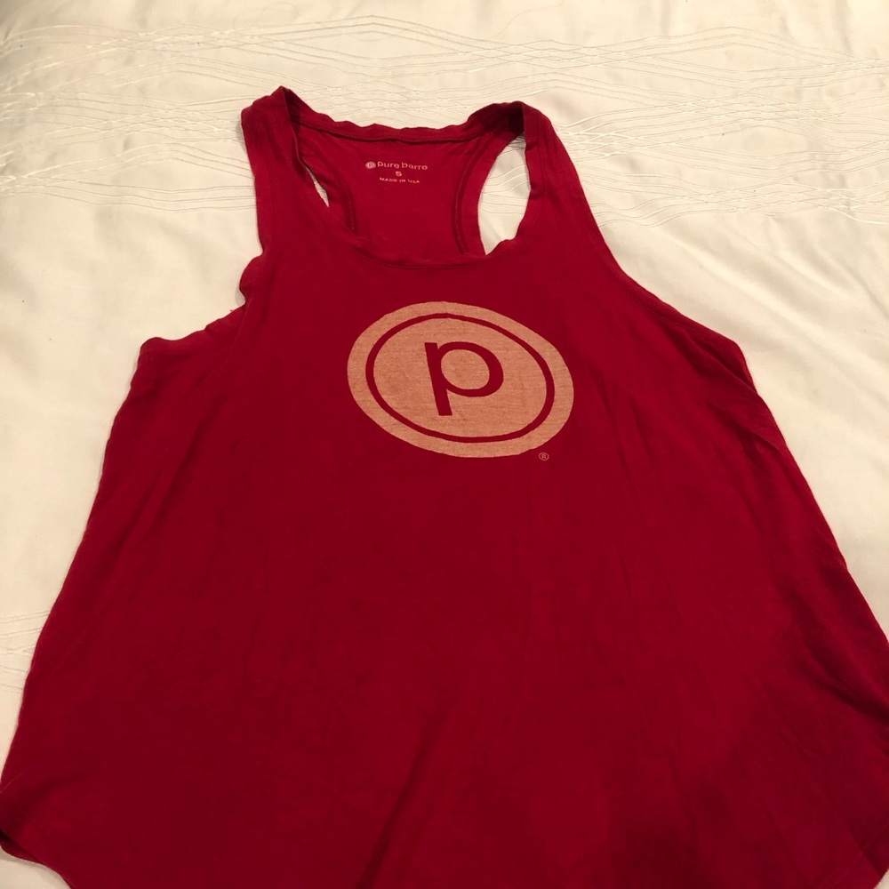 Red Circle P Tank